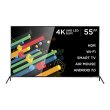 Телевізор ERGO 55DU6510 3840x2160,SmartTV,350кд/м²,DVB-T,DVB-C,DVB-S,DVB-S2,DVB-T2,2x8Вт,HDMIx3,USBx2,400x200мм