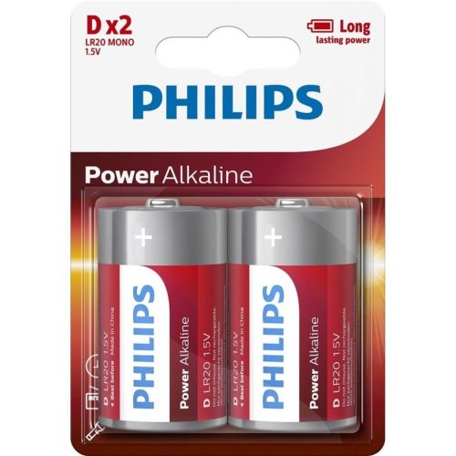 Батарейка Philips Power Alkaline лужна DLR20) блістер, 2 шт