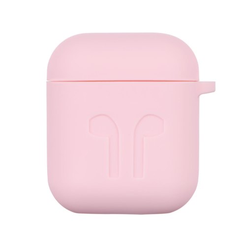 Чохол 2Е для Apple AirPods, Pure Color Silicone Imprint (1.5mm), Light pink
