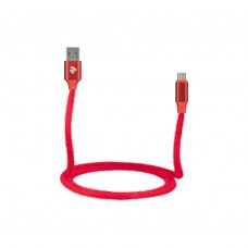 Кабель 2E Fur USB 2.4 to Micro USB Cable, 1m, Red