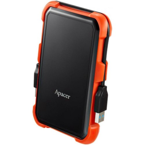 Зовнішній жорсткий диск 1TB Apacer AC630 (AP1TBAC630T-1) 2.5 USB3.1 Black-Orange