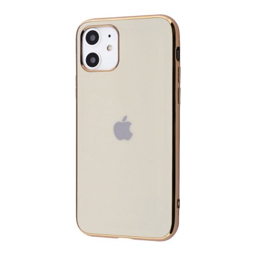 Чохол силіконовий Glass TPU matte iPhone XS Max, Coffee