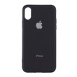 Чохол силіконовий Glass TPU matte iPhone XS Max, Black