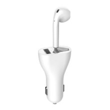 Bluetooth гарнітура + АЗП R-Car (AirPods type), White