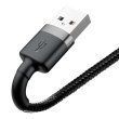 Кабель Baseus Cafule Cable USB For Lightning 2.4A 0.5m Gray/Black