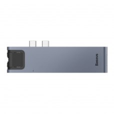 USB-Hub Baseus thunderbolt C+Pro 7-in-1 smart HUB docking station, Grey