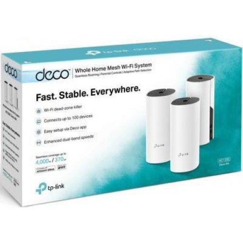 Wi-Fi система TP-Link Deco E4 (3-Pack)