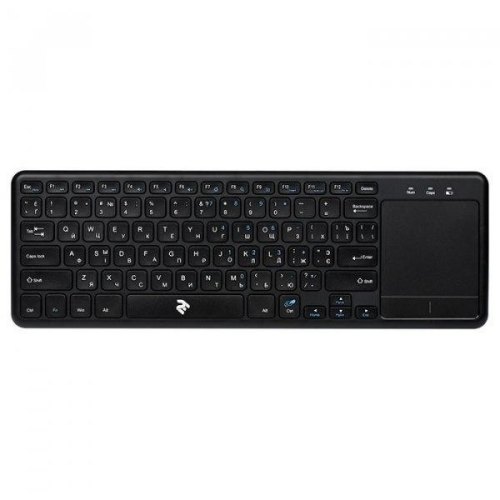 Клавіатура бездротова, 2E Touch Keyboard KT100 WL Black