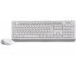 Комплект бездротовий (клавіатура+мишка), A4Tech FG1010 (White)