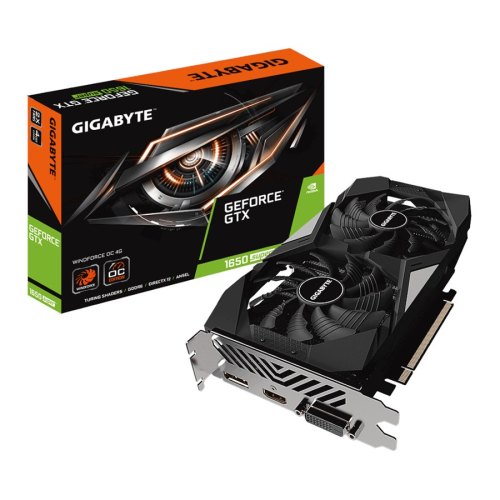 Відеокарта Gigabyte GeForce GTX 1650 Super Windforce OC 4GB (GV-N165SWF2OC-4GD) GDDR6, 128bit
