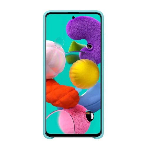 Чохол Samsung A51 (A515) EF-PA515TLEGRU, Silicone Cover, Blue