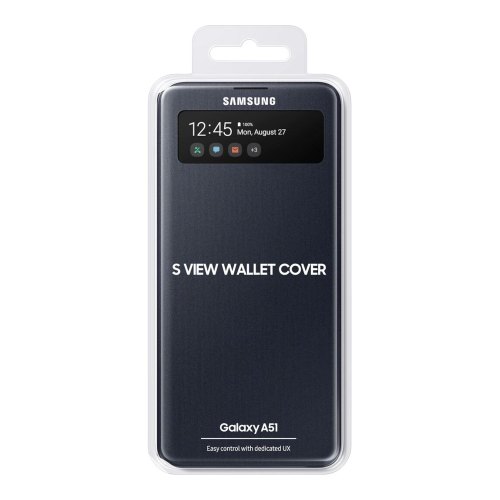 Чохол Samsung A51 (A515) EF-EA515PBEGRU, S View Wallet Cover, Black