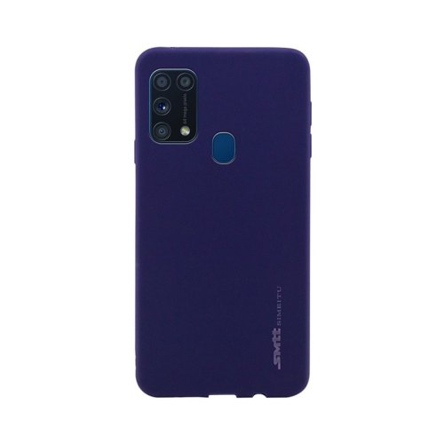 Накладка силіконова SMTT Samsung  M215/M307 (M21/M30s) Blue