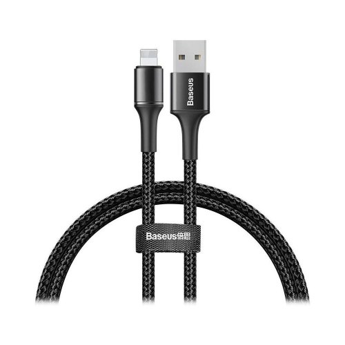 Кабель Baseus halo data cable USB For IP (Lightning) 2.4A 0.5m Black