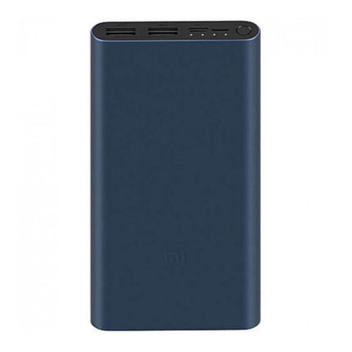 Зовнішній акумулятор PowerBank Xiaomi Mi Power Bank 3 Youth, QC2.0, 10000 mAh (Type-C + 2USB) PLM13ZM Black