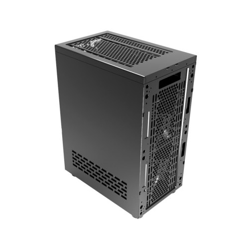 Корпус без БЖ 1stPlayer D5-R1 Color LED Black, ATX, Micro-ATX