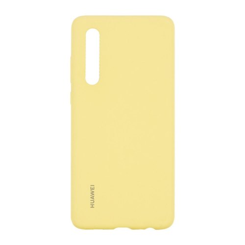 Чохол Huawei P30 Silicone Car Case Yellow