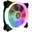 Кулер 1stPlayer R1 Color LED bulk; 120х120х25мм 4-pin