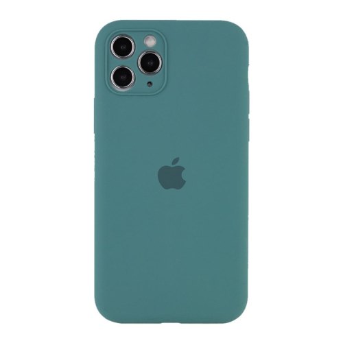 Чохол Apple Silicone Case for iPhone 11 Pro Max, Pine Green (Camera Lens Protection)