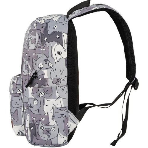 Рюкзак 2Е, TeensPack Cats, сірий (2E-BPT6114GC)