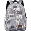 Рюкзак 2Е, TeensPack Cats, сірий (2E-BPT6114GC)