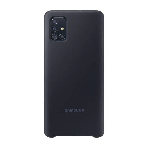 Чохол Silicone Case для Samsung A715/A71 (2020), Black