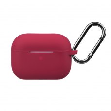 Чохол 2Е для Apple AirPods Pro, Pure Color Silicone (2.5mm), Cherry red