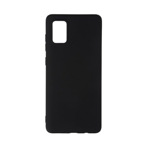Накладка Soft Matte Slim Fit TPU Case for Samsung A715 Galaxy A71 (ARM56139), Black