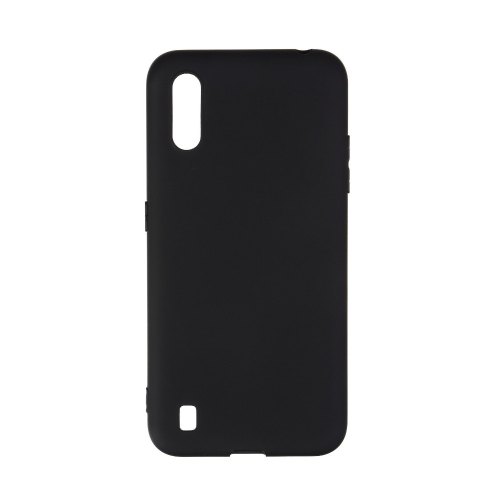 Накладка Soft Matte Slim Fit TPU Case for Samsung A015 Galaxy A01, Black