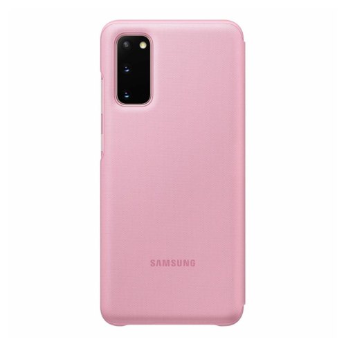 Чохол Samsung G980 (S20) LED View Cover EF-NG980PPEGRU, Pink