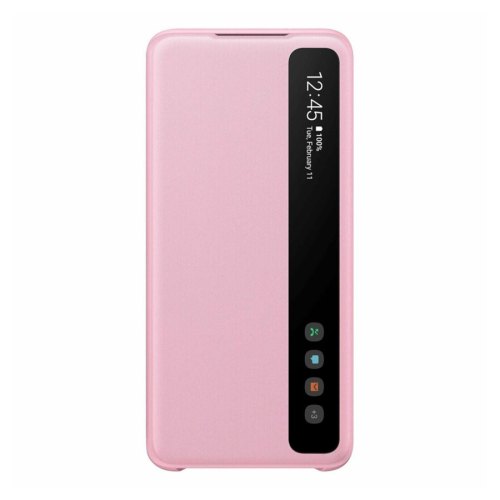 Чохол Samsung G980 (S20) Clear View Cover EF-ZG980CPEGRU, Pink