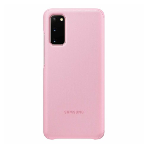 Чохол Samsung G980 (S20) Clear View Cover EF-ZG980CPEGRU, Pink