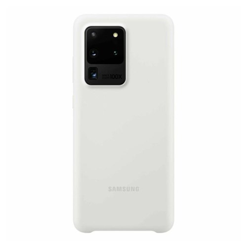 Чохол Samsung G988 (S20 Ultra) Silicone Cover EF-PG988TWEGRU, White