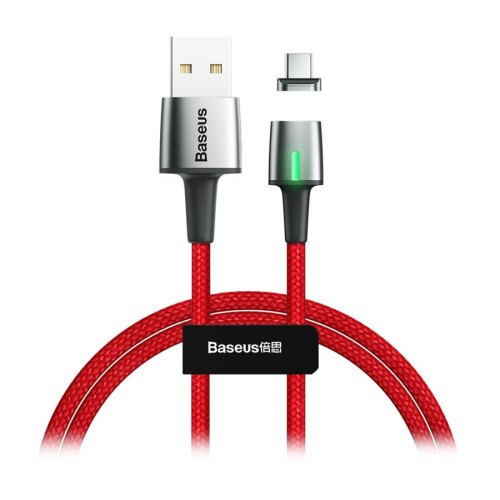 Кабель Baseus Zinc Magnetic Cable USB Type-C 3A 1m Red