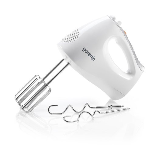 Міксер Gorenje стаціонарний 450Вт, насадки-4, чаша-пластик, 2л, білий