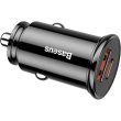 АЗП Baseus Circular Plastic A+C 30W  PPS Car Charger Black