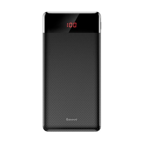 Зовнішній акумулятор Powerbank Baseus Mini Cu power bank 10000mAh (2 USB, 2.1A output/micro input, digital display) Black
