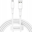 Кабель Baseus Mini White USB Cable Lightning 2.4A 1m White