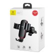 Автотримач для мобiльного Baseus Metal Age Gravity Car Mount (Air Outlet Version) Black