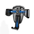 Автотримач для мобiльного Baseus Metal Type Gravity Car Mount Black