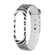 Браслет для Xiaomi Mi Band 4 / 3 (silicone) Zebra