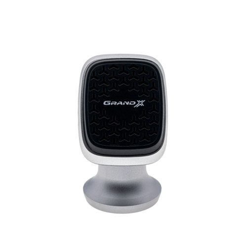 Автомобільний тримач магнітний для смартфонів Grand-X MT-09S (кріплення на панель), Silver