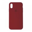 Чохол Apple Silicone Case HC for iPhone X/Xs, China red 33