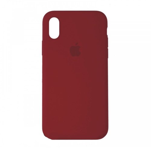 Чохол Apple Silicone Case HC for iPhone X/Xs, China red 33