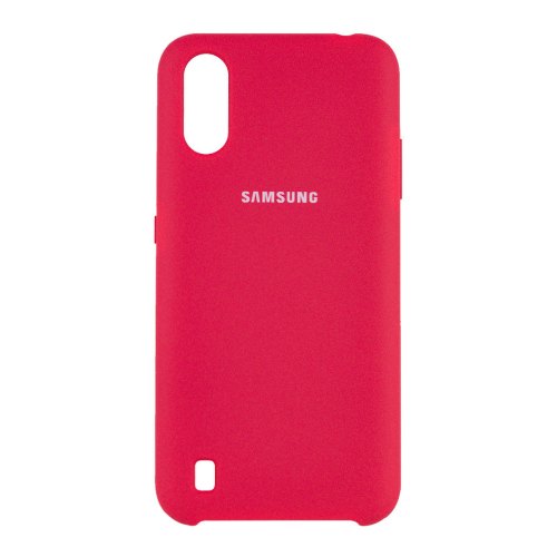 Чохол Silicone Case для Samsung A01, Rose Red