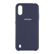 Чохол Silicone Case для Samsung A01, Midnight Blue