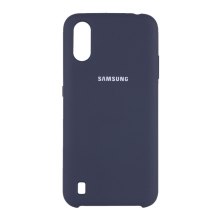 Чохол Silicone Case для Samsung A01, Midnight Blue