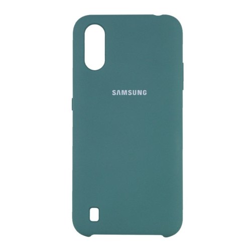 Чохол Silicone Case для Samsung A01, Pine green