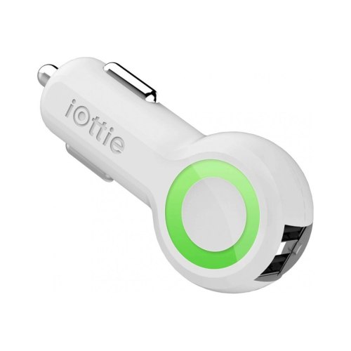 АЗП iOTTIE RapidVOLT Max Dual Port USB Car Charger (5A/25W, 2USB) White (CHCRIO104WH)