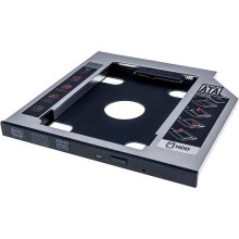 Адаптер підключення Grand - X HDD 2,5''  у відсік приводу ноутбука, SATA2/SATA3 Slim 9,5mm (HDC-24С)